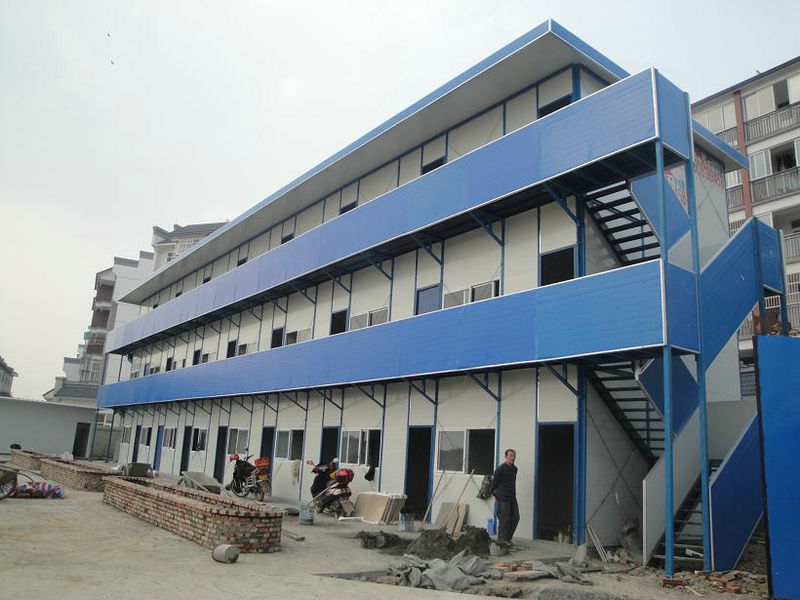 三層豪華平頂型活動板房工程