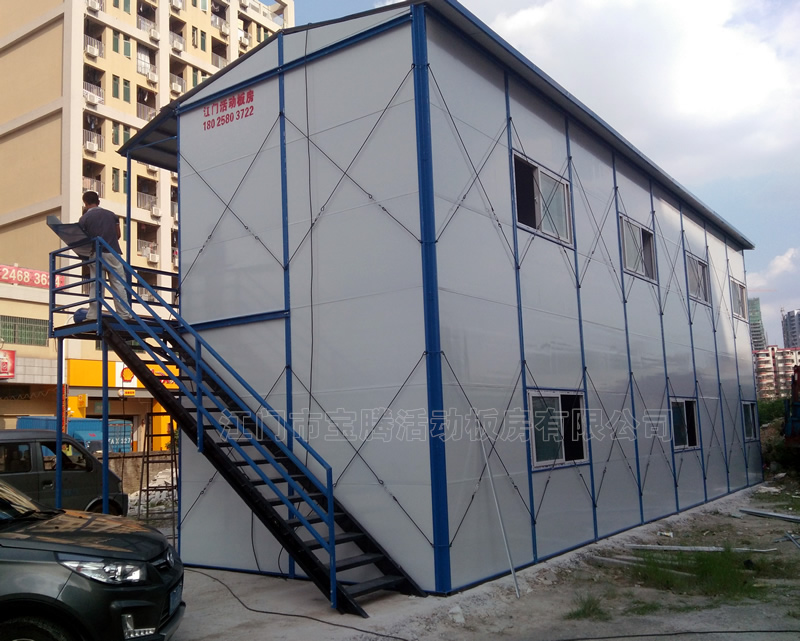 江門星海灣工地活動板房宿舍搭建，為工程完工提供助力！
